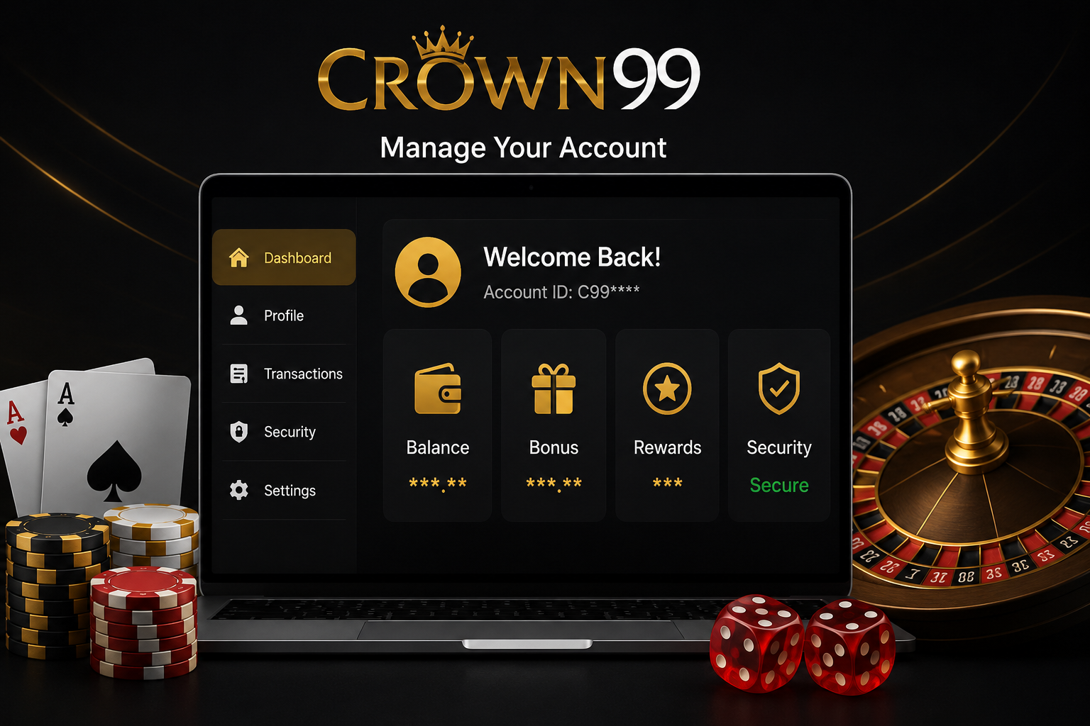 Crown99 - Managing Your Account After Crown99 Login - crown991